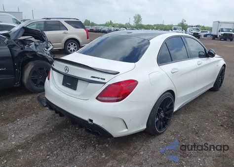 2016 Mercedes-Benz C 450 Amg 4Matic из США, поврежденный, VIN 55SWF6EB4GU121551
